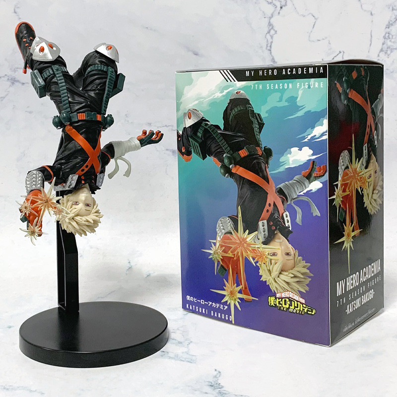 My Hero Academia Action Figurines Bakugou Katsuki ของเล่นเครื่องประดับสําหรับเด็กคริสต์มาสวันเกิดชาย