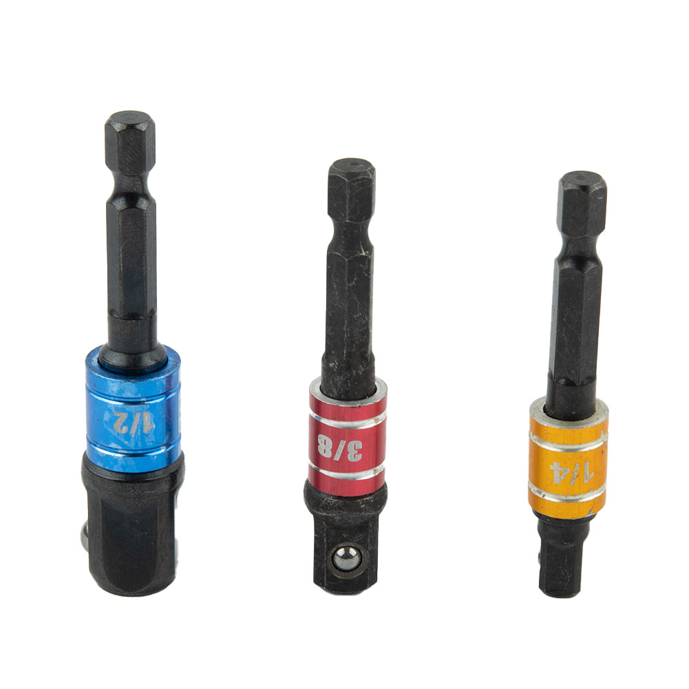 Sturdy Drill Socket Adapter with Hex Shank Extension Bar Multipurpose Design