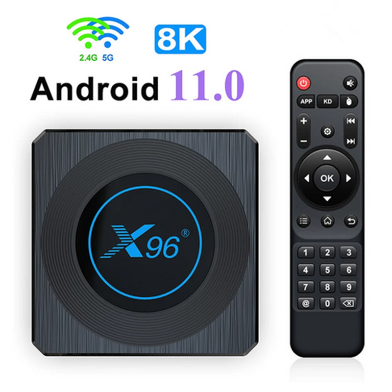 X96 x4 Amlogic S905X4 Android 11 8k Dual wifi Gigabit TV BOX Android BOX