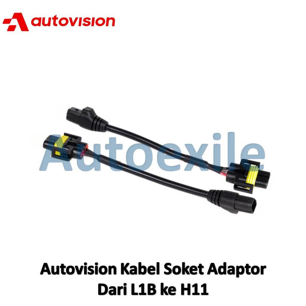 สายเคเบิลอะแดปเตอร์ซ็อกเก็ต Autovision L1B ถึง H11 สําหรับไฟ