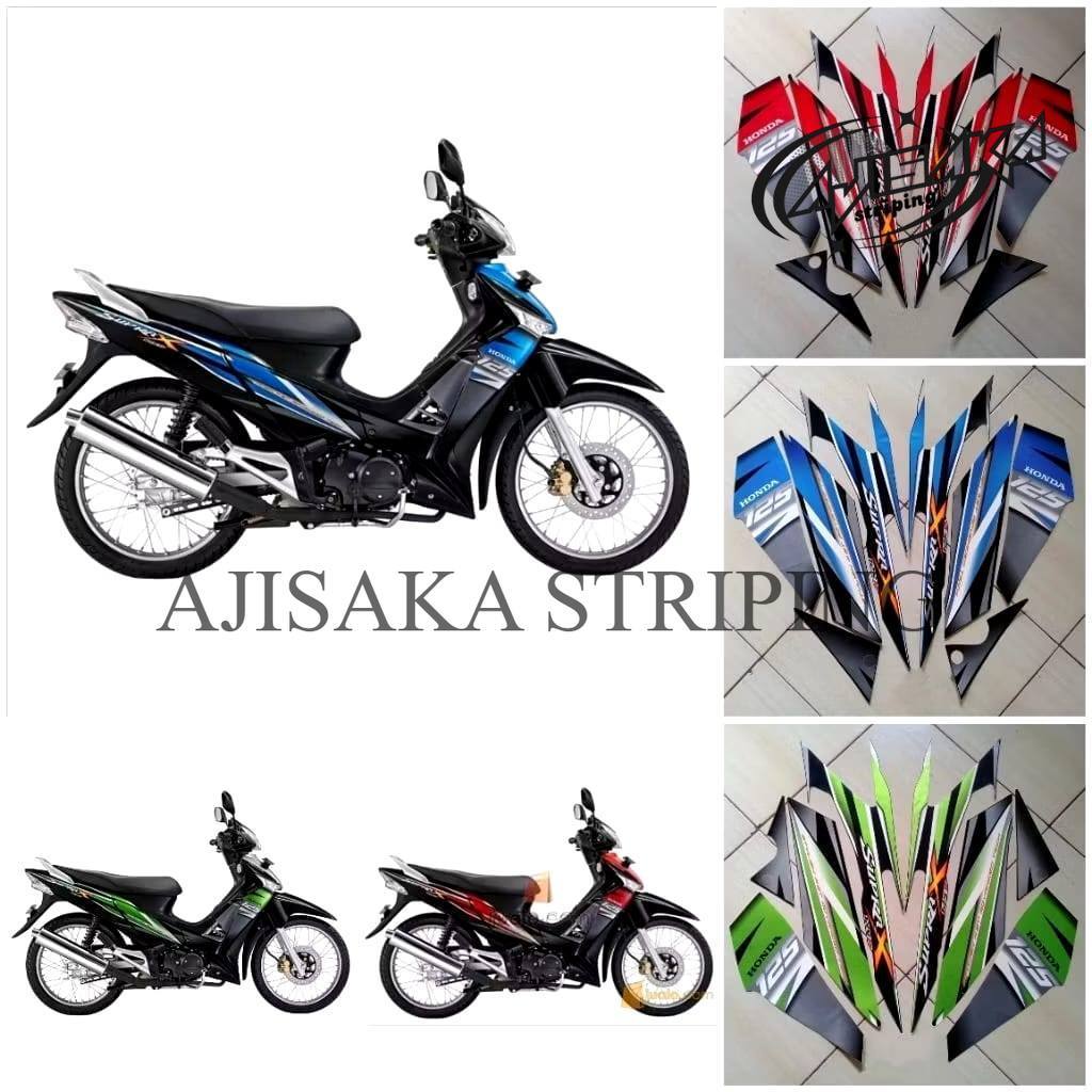 SUPRA X 125 STD 2011 Motorcycle Striping Sticker Standard Body Strip Sticker สินค้าพรีเมี่ยมดั้งเดิม