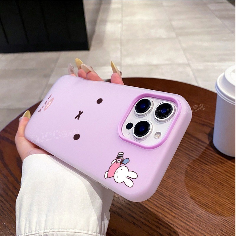 For iPhone เคสไอโฟน กระต่ายน้อยน่ารัก 11 17 12 13 เหมือนวุ้น เคสไอโฟน 14 15 16 PLUS 16 PRO MAX จัดส่งจากประเทศไทย - รูปที่ 6