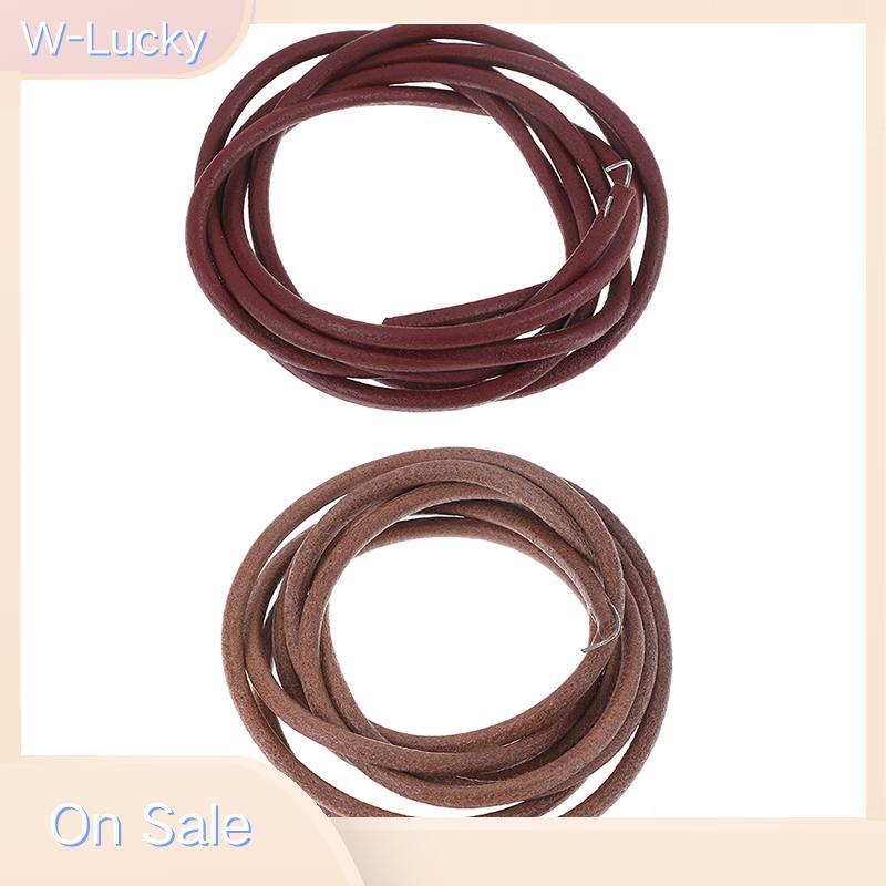 W-Lucky 72" 183 ซม.เข็มขัดหนังโบราณ Treadle อะไหล่ + ตะขอสําหรับนักร้อง