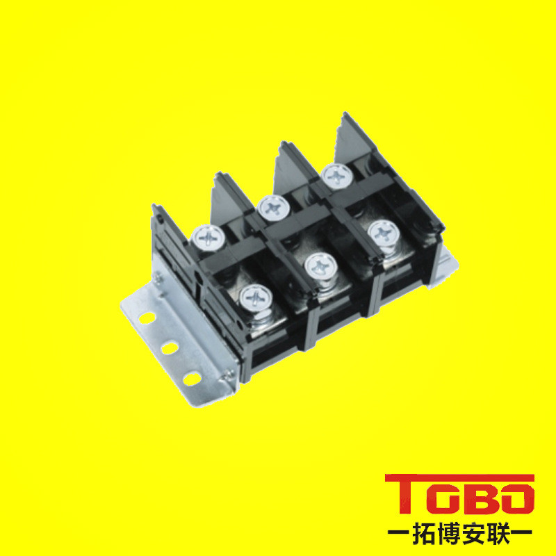 รั้ว Terminal Bar กระแสไฟสูง 600V กระแสไฟสูง 400A Terminal Bar 72 มม. Pitch Black Fence Terminal Bar