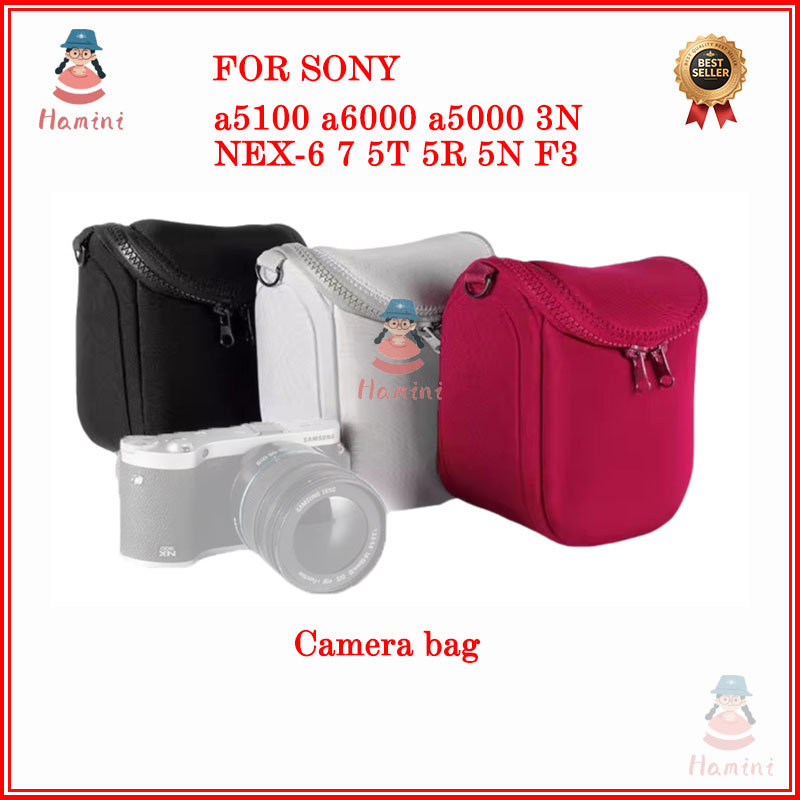 สําหรับ Sony Micro Single a5100 a6000 a5000 3N NEX-6 7 5T 5R 5N F3 กระเป๋ากล้องกล้อง