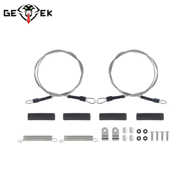 ปรับเชือกเหล็ก Limb Risers สําหรับ 1/10 RC รถ Crawler TRX6 TRX4 Defender Bronco SCX10 Wrangler YK610