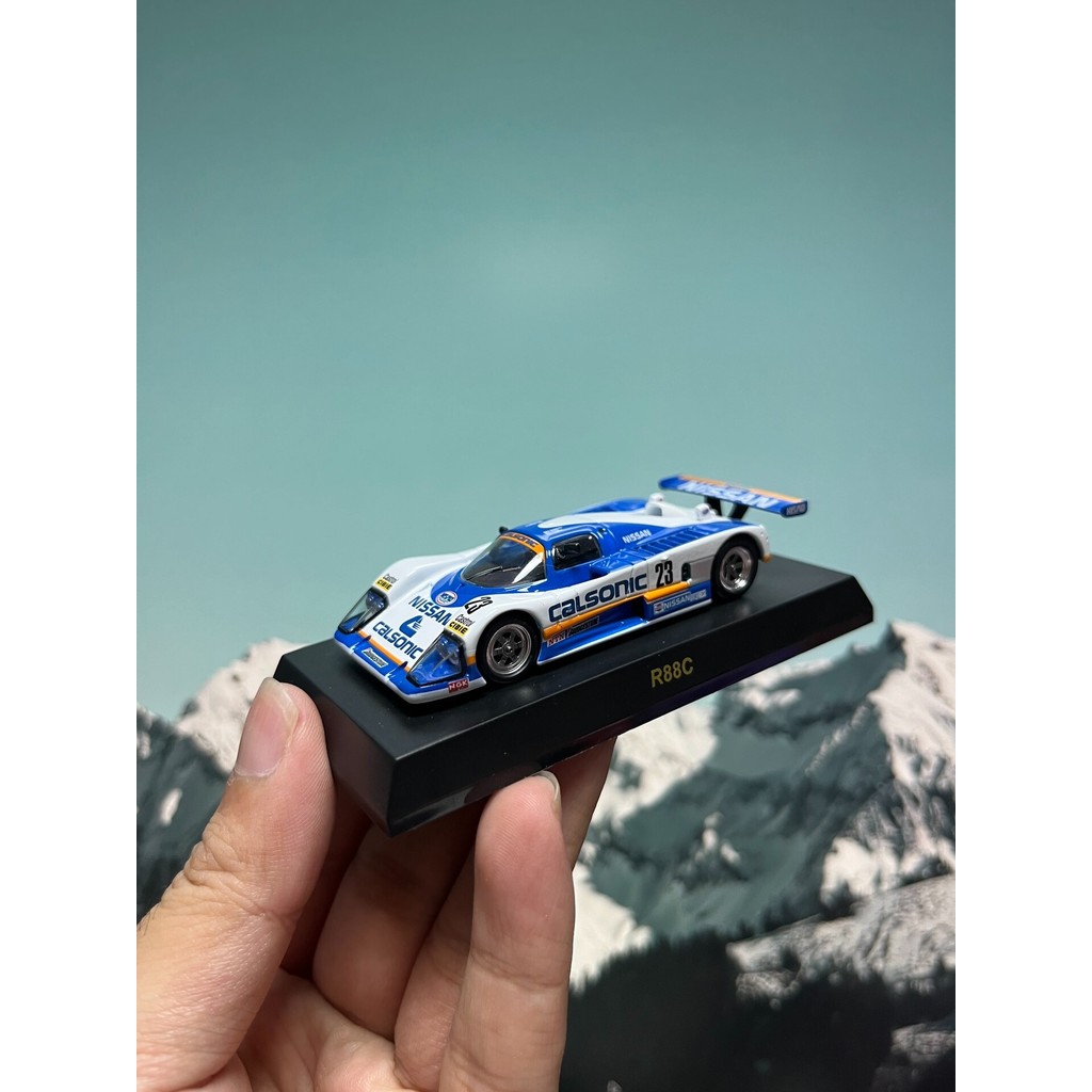 1/64 Jingshang kyosho Nissan r88c calsonic #23 นิสสัน R88C CALSONIC #23 พร้อมการ์ดไม่มีลักษณะกล่องขา