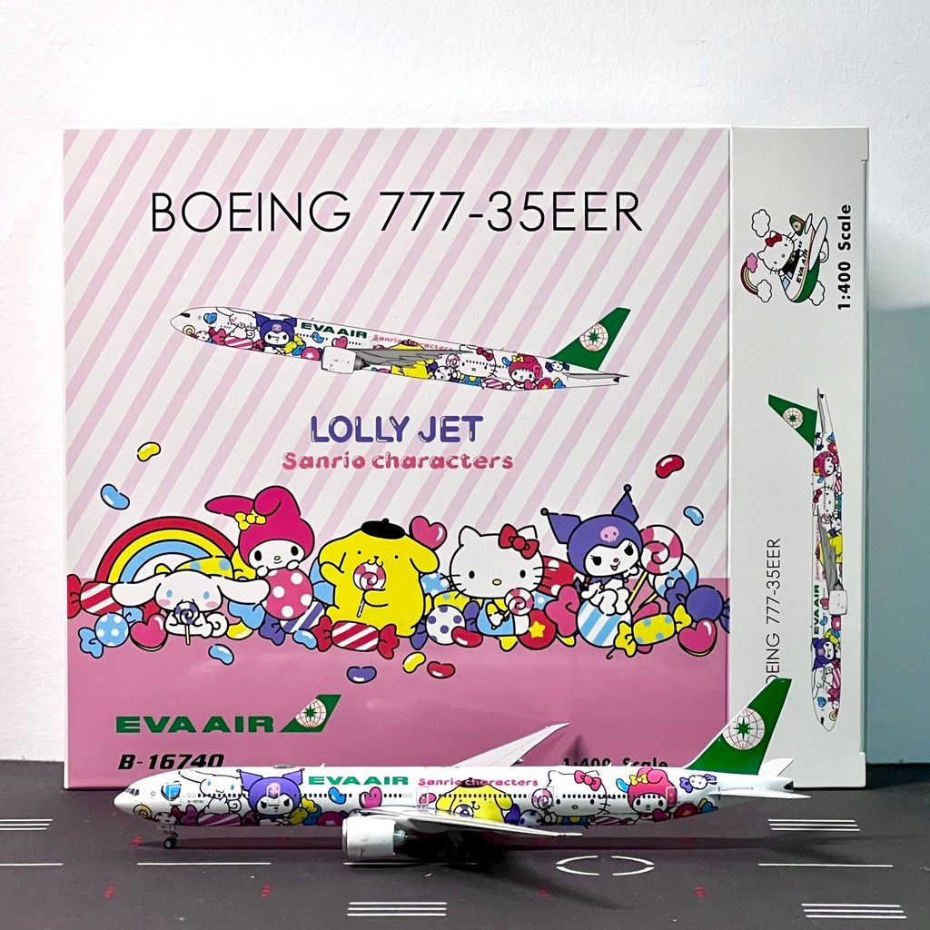 Phoenix 1: 400 เครื่องบิน EVA Air Boeing 777-300ER B-16740 PH04638 ยี่ห้อใหม่จัดส่งฟรี