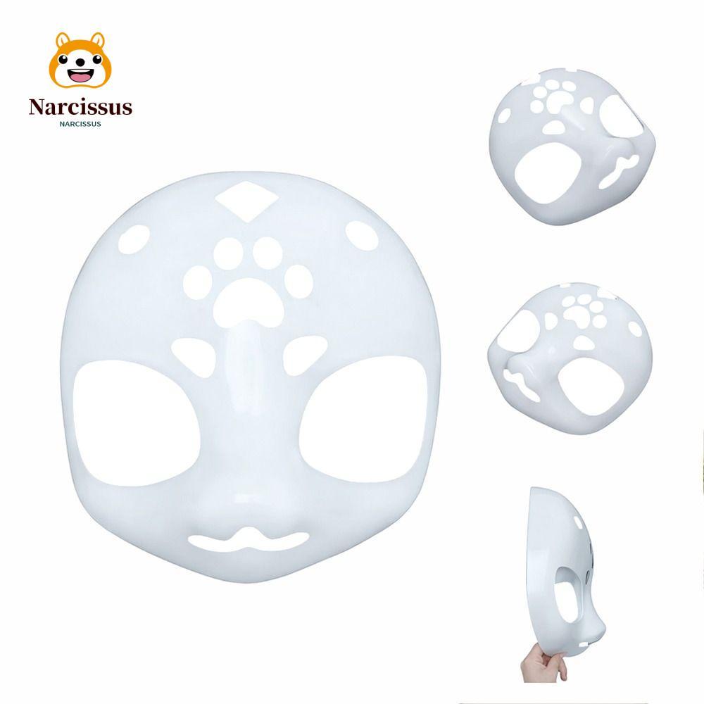 NARCISSUS หัวแมว Skull, อะนิเมะคอสเพลย์ Kigurumi ฐาน Beast Skull, DIY พลาสติก Furry เครื่องแต่งกาย P