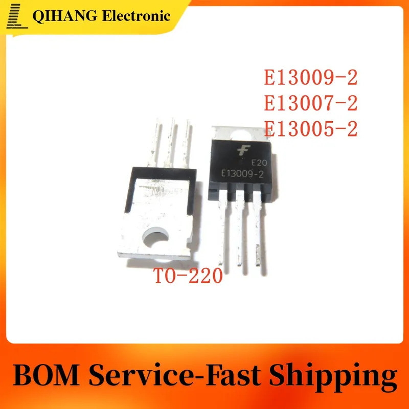 5PCS E13009-2 E13007-2 E13005-2 13009 13007 13005 Field Effect ทรานซิสเตอร์TO-220