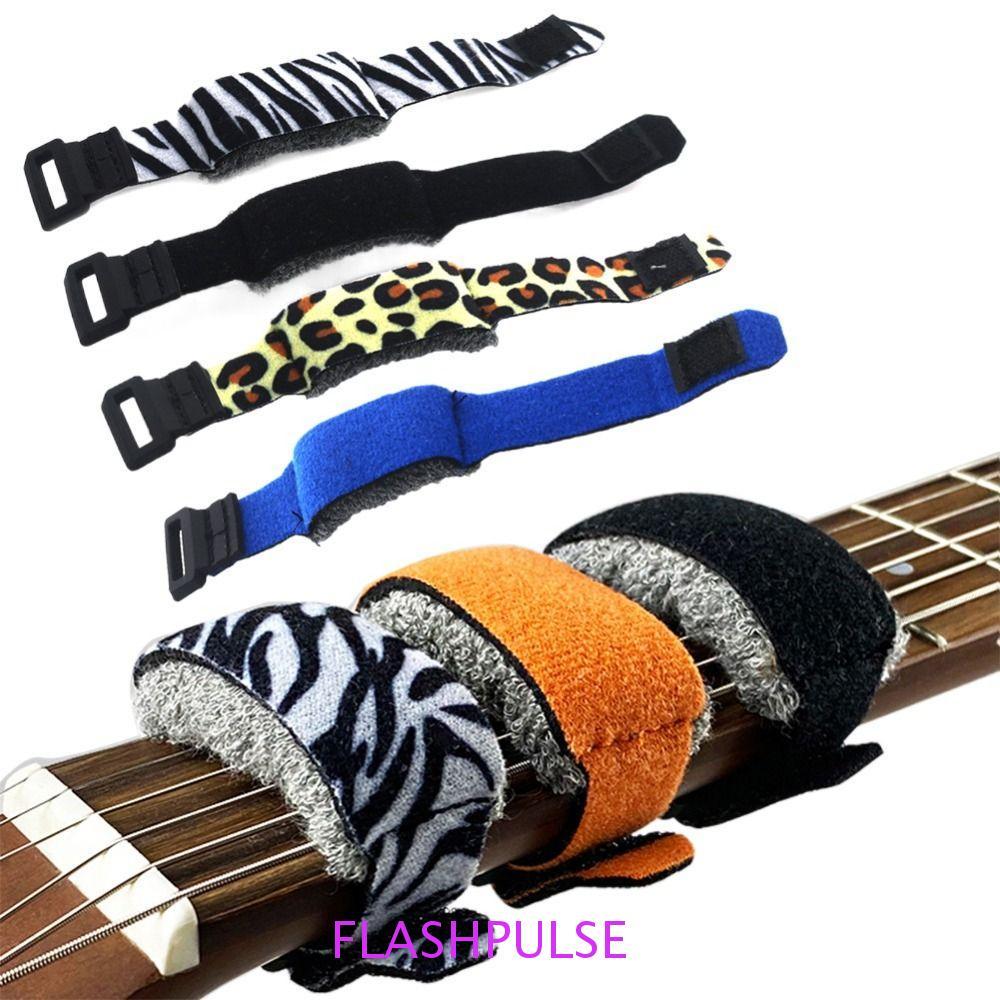 FLASHPULSE เทปกันเสียงกีตาร์ ติดตั้งง่ายเสือดาวพิมพ์สี Fret Wrap, กีตาร์ Fret Wrap ลบ Plush Guard St