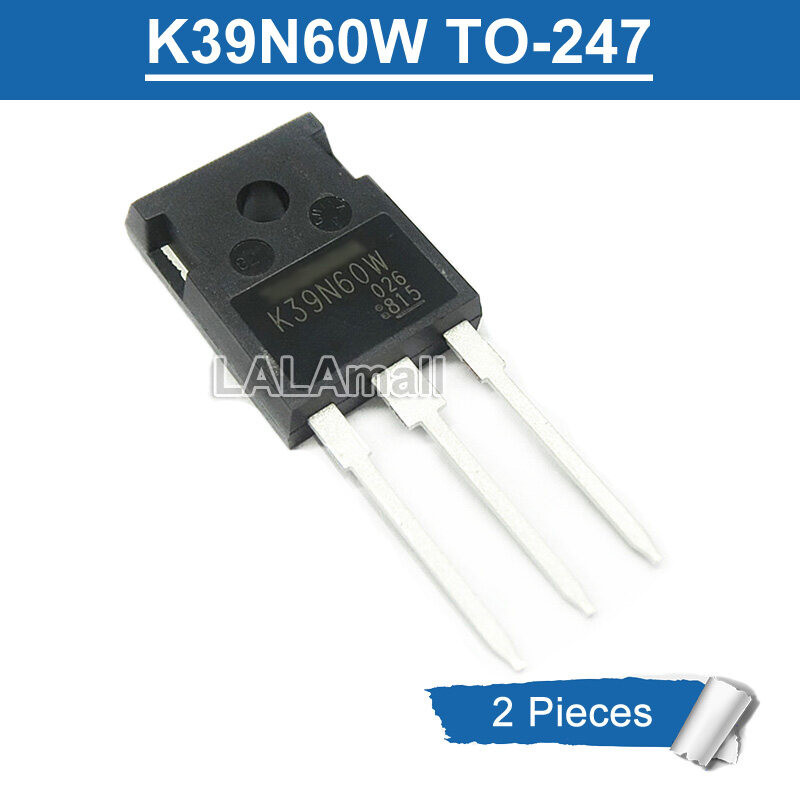 2pcs K39N60W TK39N60W TO-247 39N60 38.8A/600V N-Channel MOSFET ทรานซิสเตอร์ใหม่ IC