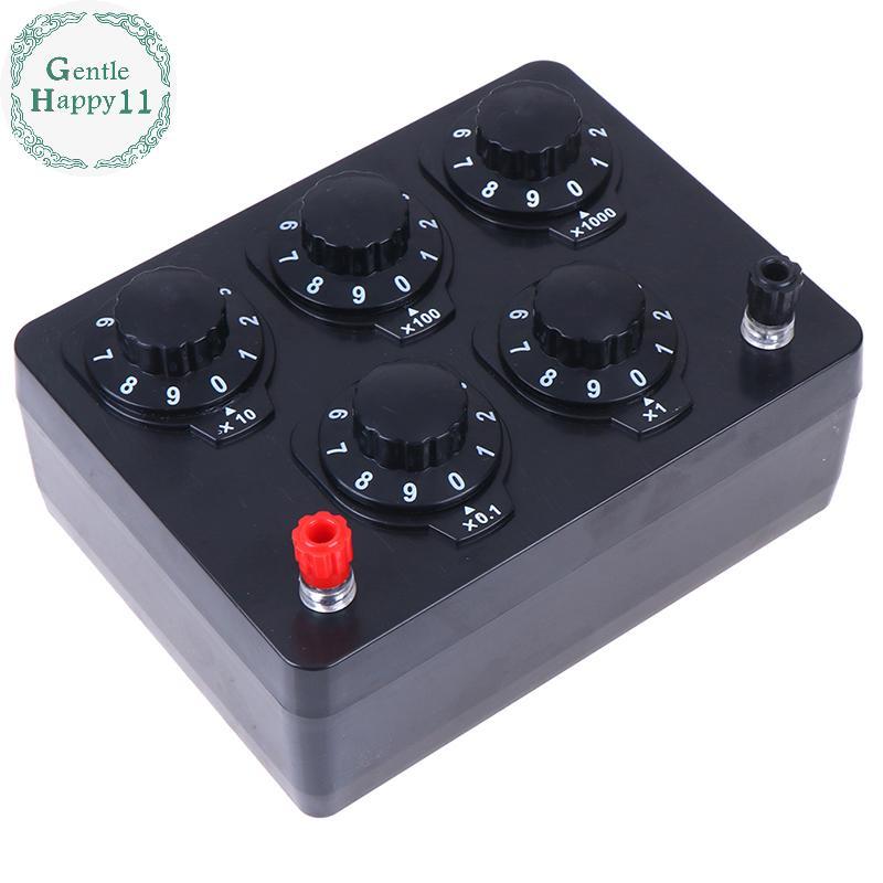 GentleHappy 0-9999.9 Ohm Variable Decade ตัวต้านทานกล่องเครื่องมือการสอนทางกายภาพ TH