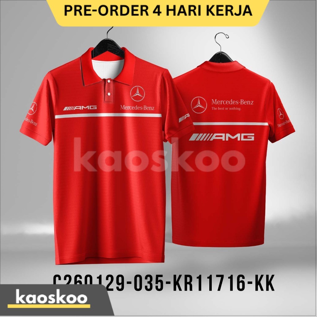 เสื้อคอปกโปโล Mercedes Benz AMG