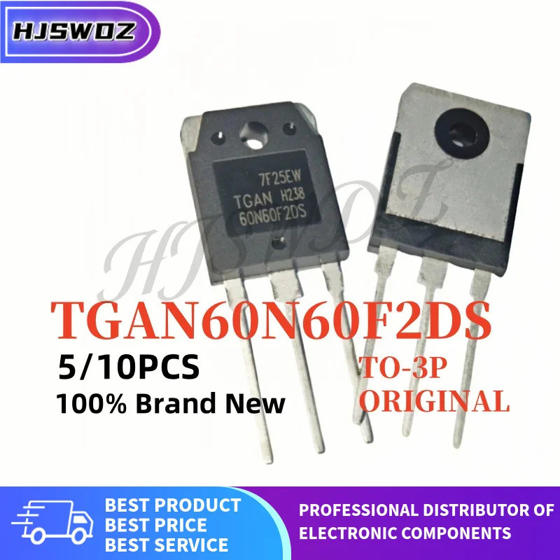 5PCS-10PCS TGAN60N60F2DS TGAN60N60 60N60F2DS TO-3P 600V 60A เครื่องเชื่อมไฟฟ้า IGBT ท่อเดียวในสต็อกช
