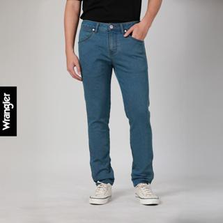 WRANGLER กางเกงยีนส์ผู้ชาย เอวต่ำ ทรงรัดรูป ทรง Bryson รุ่น …