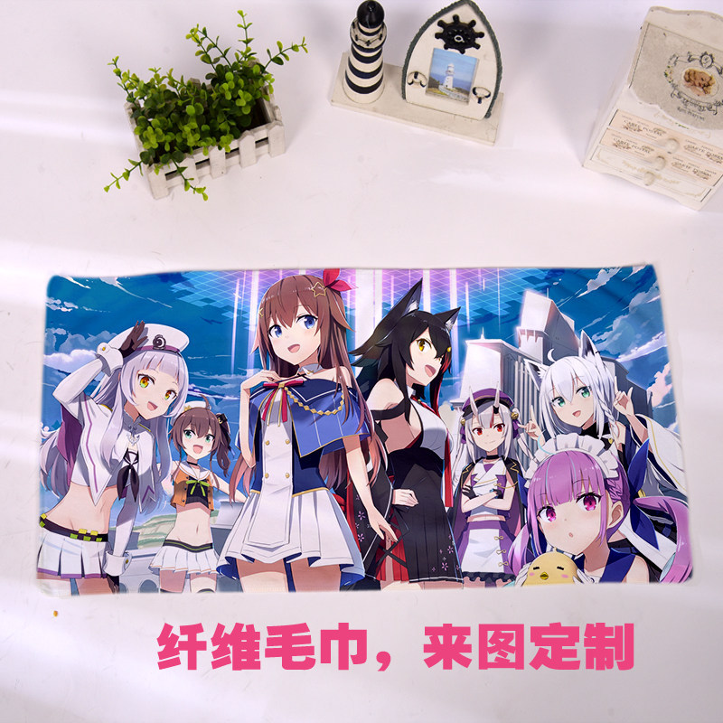 ผ้าเช็ดตัวขนาดเล็กแบบอนิเมะ ลายแมว Ogami Mio สำหรับปี 2026