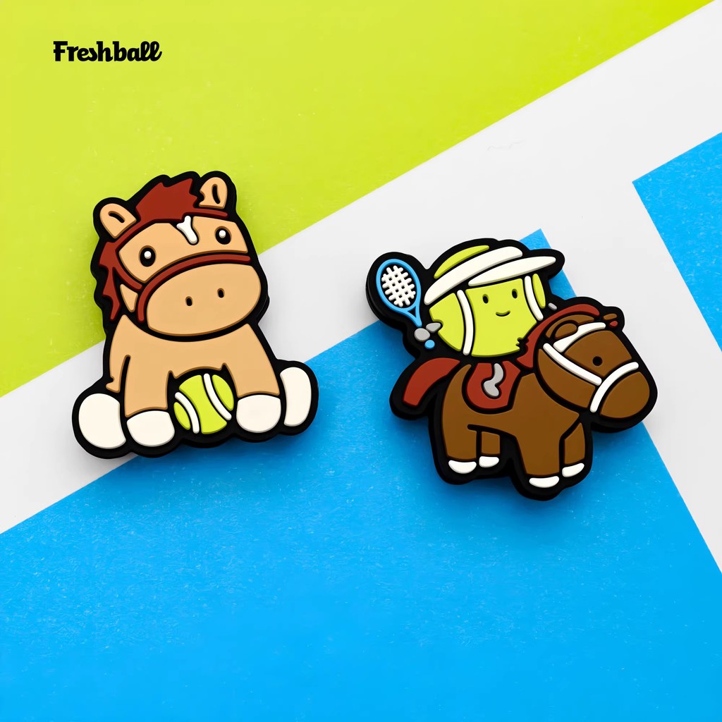Freshball Pony ปีน่ารักการ์ตูนไม้เทนนิสโช้คอัพทันที Rise the Ball Play โช้คอัพ Knot