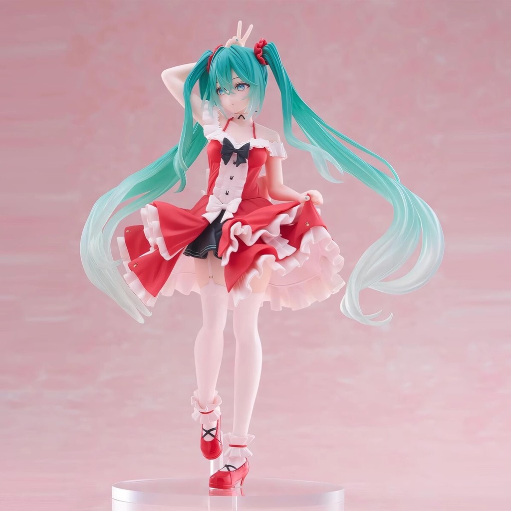 F First Sister รูป Lolita First Sister MIKU Jingpin อะนิเมะรูปปั้นสาวสวยเดสก์ท็อปตกแต่งของขวัญ 4.8 B