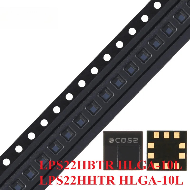 LPS22HBTR LPS22HHTR LPS22HB LPS22HH LPS22 HLGA-10L MEMS NM Nanopressure Sensor เอาต์พุตดิจิตอลบารอมิ