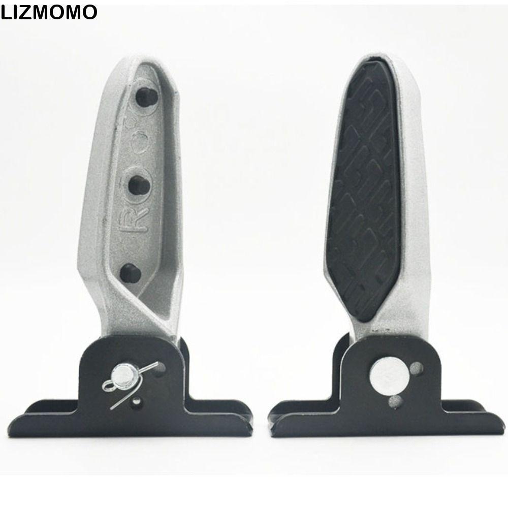 LIZMOMO รถยนต์ไฟฟ้า 1 คู่ พร้อมแป้นเหยียบพักเท้า และแผ่นรองเท้าโลหะผสมอลูมิเนียม 3 รูปแบบ