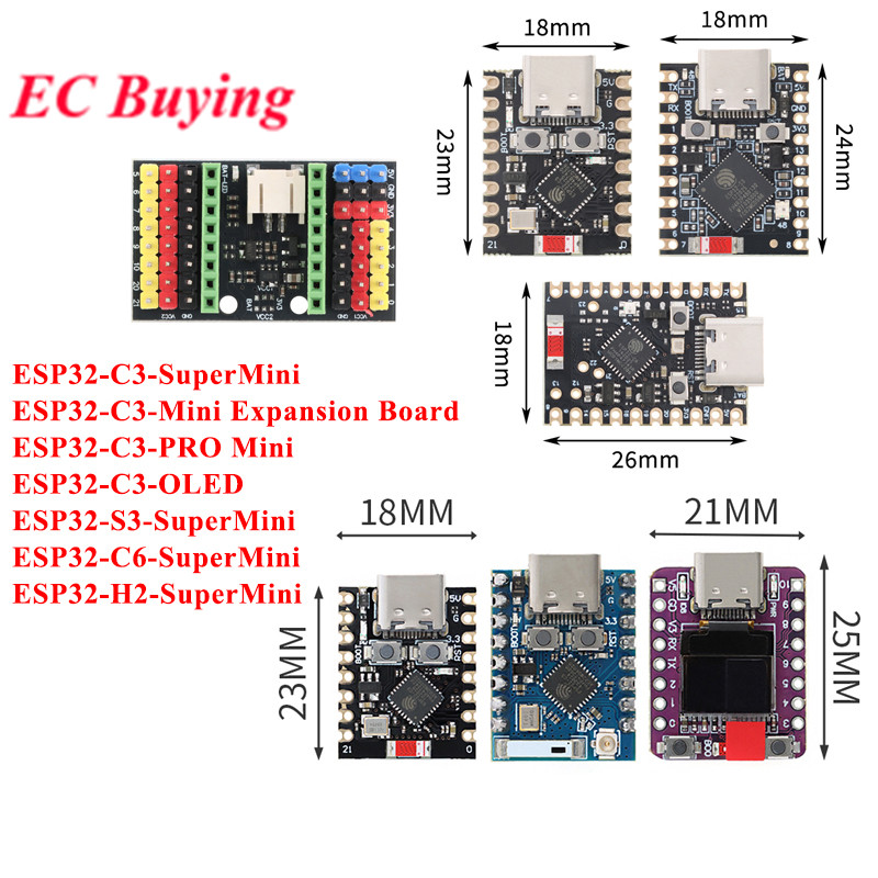 ESP32-C3 ESP32C3 ESP32C6 C6 S3 H2 PRO Mini SuperMini Wi-Fi Ble โปรแกรมการเรียนรู้ Core Development B