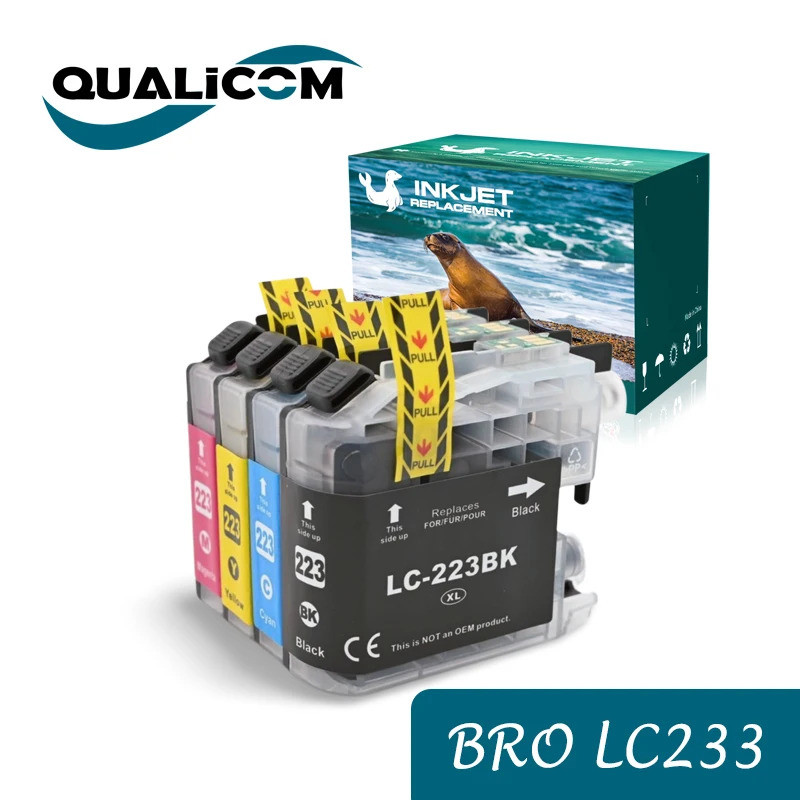 1 ชุด LC223XL LC223 ตลับหมึกสําหรับ Brother MFC J5320DW J480DW DCP J4120DW 562DW MFC J4420DW J5620DW