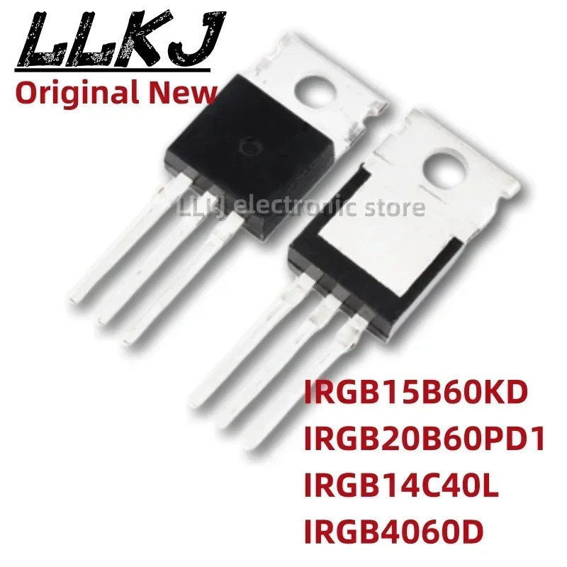 5 ชิ้น IRGB15B60KD IRGB20B60PD1 IRGB14C40L IRGB4060D TO220 IGBT Field Effect ทรานซิสเตอร์