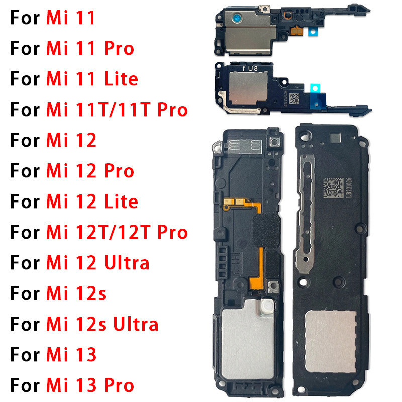 ด้านล่างลําโพง Buzzer สําหรับ Mi 11 11T Pro Lite 12 Pro 12T Pro Ultra 12s 13 Pro Louder ลําโพงโมดูลอะไหล่ซ่อม Part