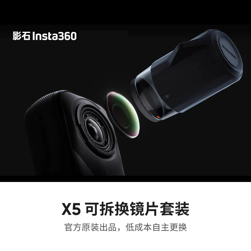 Shadow Stone ชุดเลนส์ถอดเปลี่ยนได้สำหรับ Insta360 X5
