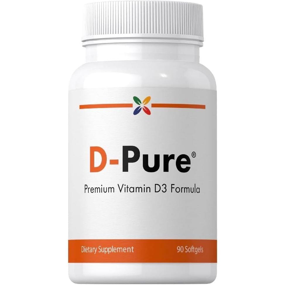 หยุด Aging Now - อาหารเสริมวิตามิน D3 5000 IU Softgels - 90 Count