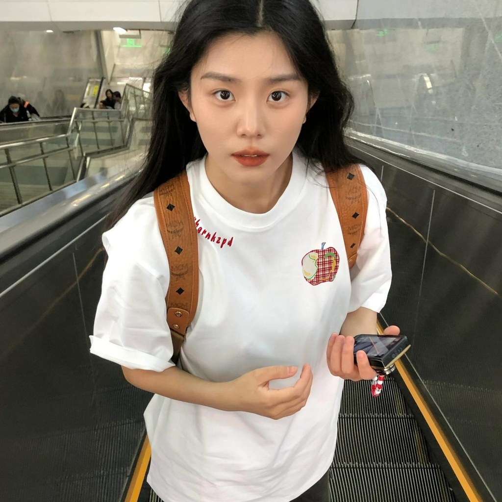 แขนสั้นอเมริกันซอก正หลวมสไตล์ร้อนที่สวยงามเสื้อผ้าฝ้ายแท้ความรู้สึกห้างสรรพสินค้าทีเสื้อยืดฤดูร้อนไหล่ออกแบบด้านบนผู้หญิงครึ่ง2026 FDXM ราคา ถูกที่สุด ดีลบีเคเค แกลเลอรีภาพที่ 8