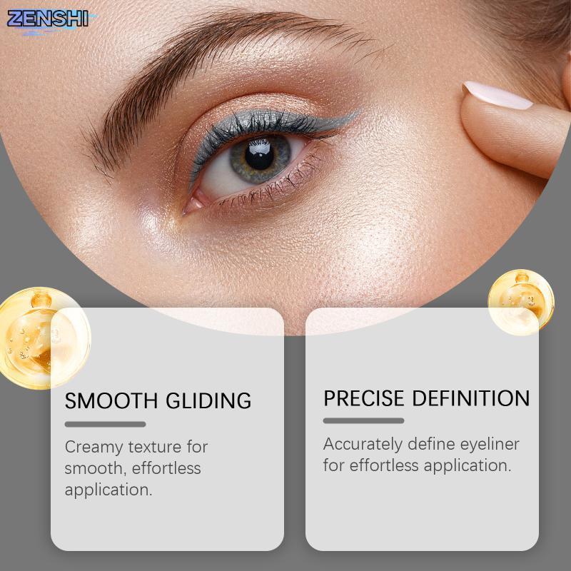 [Zen-t] ปากกาอายไลเนอร์ชนิดน้ํากันน้ํา Qui Drying Smudge Proof Long Lasting Easy Application Makeup 