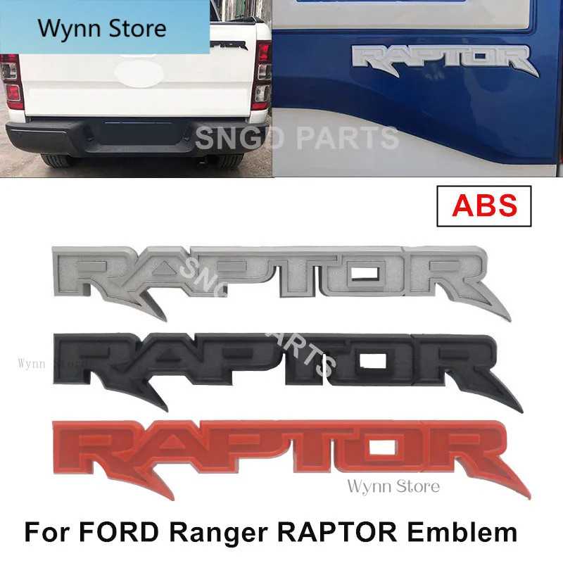 สําหรับ Ford Ranger Raptor SV1 F150 F250 F350 ตราสัญลักษณ์ ABS รถด้านหลังป้ายสติกเกอร์ด้านหลังด้านหล