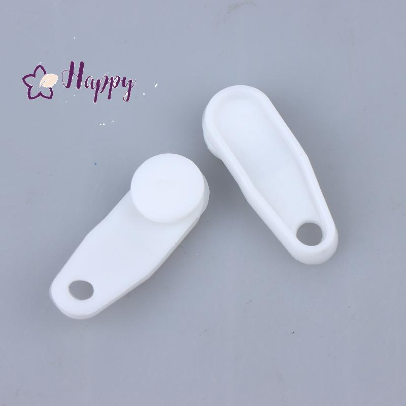 <Happybay> 50 ชิ้นพลาสติกผ้าม่าน Tra คลิปใช้งานง่ายทนทานผ้าม่านสีขาว Tra Hooks มัลติฟังก์ชั่นผ้าม่านตะขอห้องนอนลดราคา
