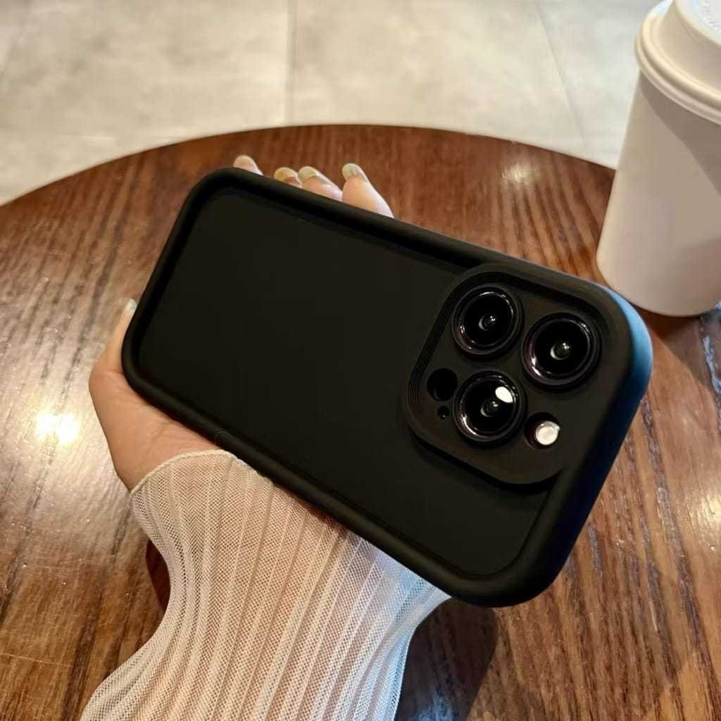 SOFT CASE MATTE ROSE FULL BLACK ITEL S26 ULTRA A50 4G A60 A60S A70 P55 5G P65 4G S24 4G RS4 S23 PLUS