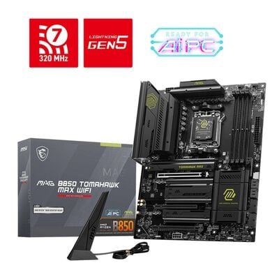MSI MAG B850 Tomahawk MAX WiFi (B850 AM5 ATX Motherboard) motherBoard Japan Import Original