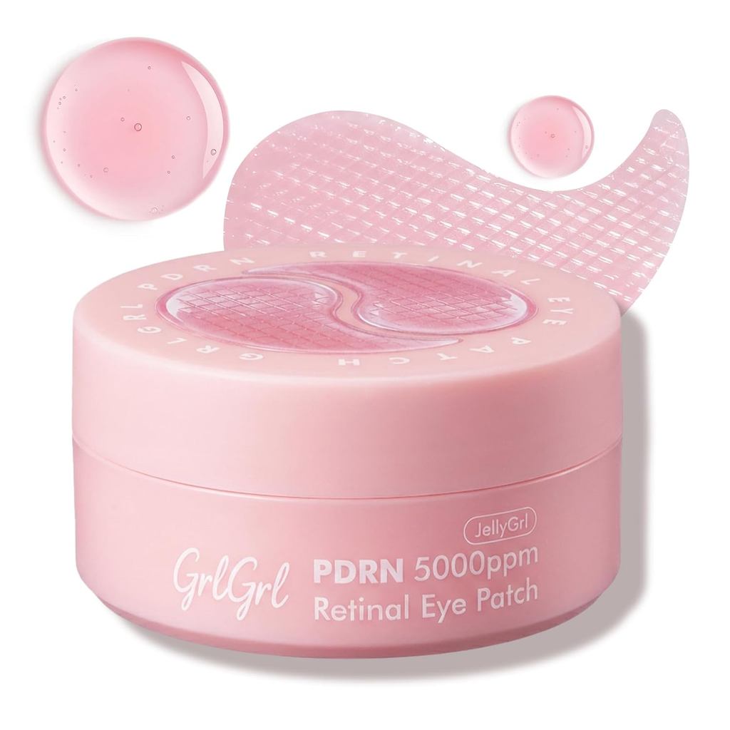 PDRN Eye Mask 5,000ppm, Anti-Smile Lines and Wrinkles Under Eye Mask, Salmon DNA และ Retina Eye Mask
