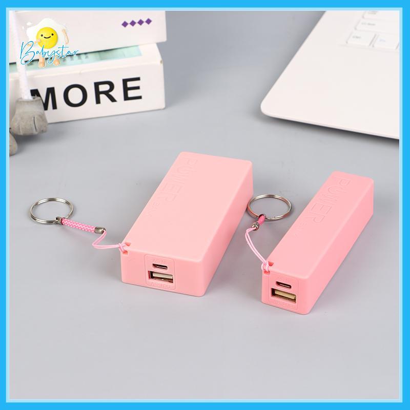 [Inthehot-t] Mobile Charger Battery Pa For Case DIY Box Protable Colourful Stroage Box [ใหม่]