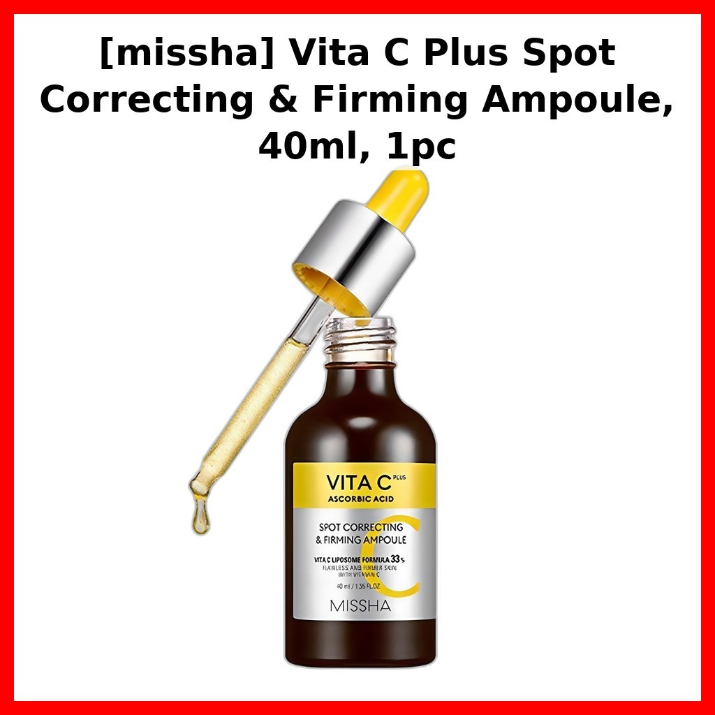 [missha] Vita C Plus Spot Correcting & Firming Ampoule,40ml,1pc/VitaminC Serum/K-beauty
