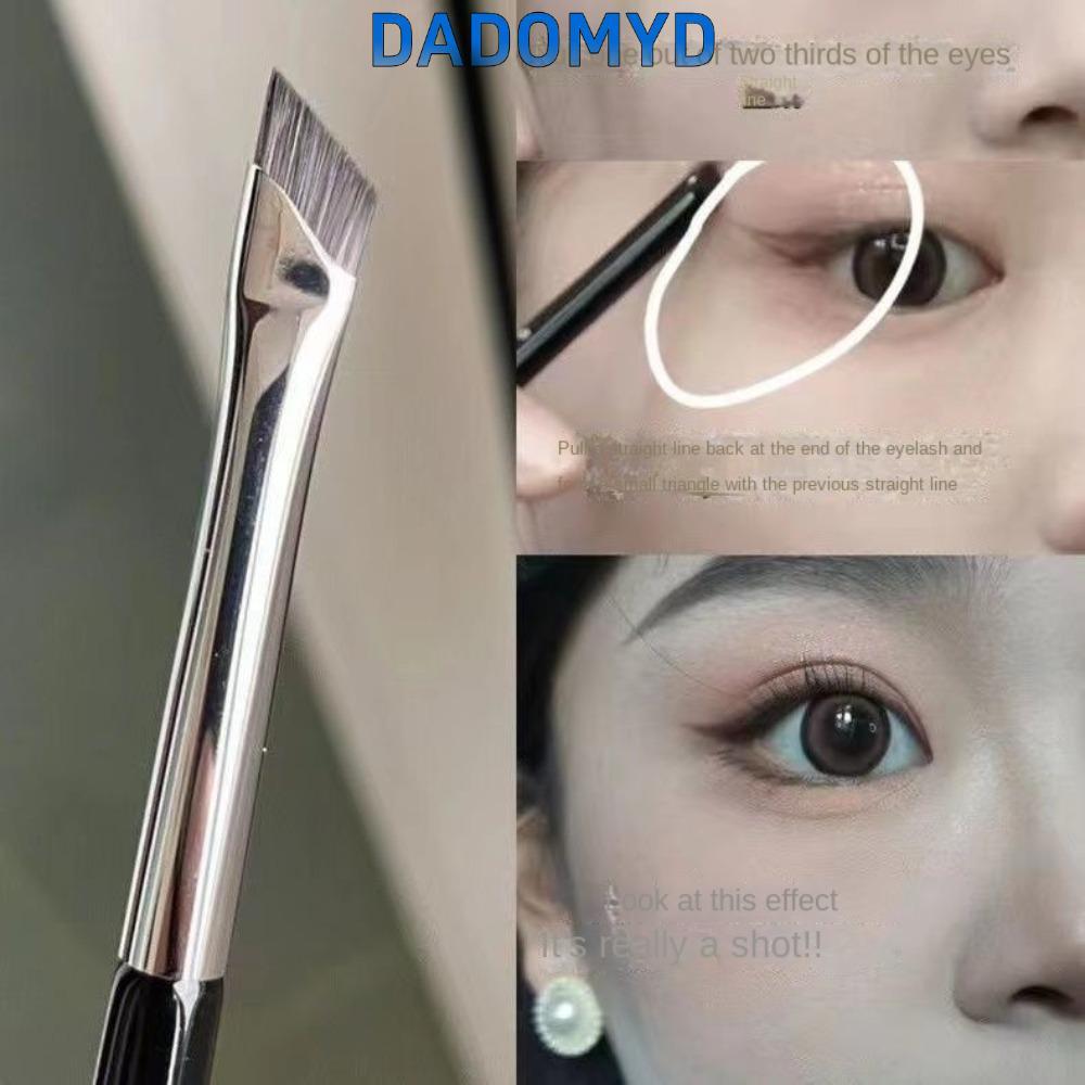DADOMYD แปรงเขียนคิ้ว, แปรงอายไลเนอร์ใบมีดมุมละเอียดบางพิเศษ, แปรงรายละเอียด Professional Flat Brow Contour แปรงแต่งหน้าเครื่องมือแต่งหน้า