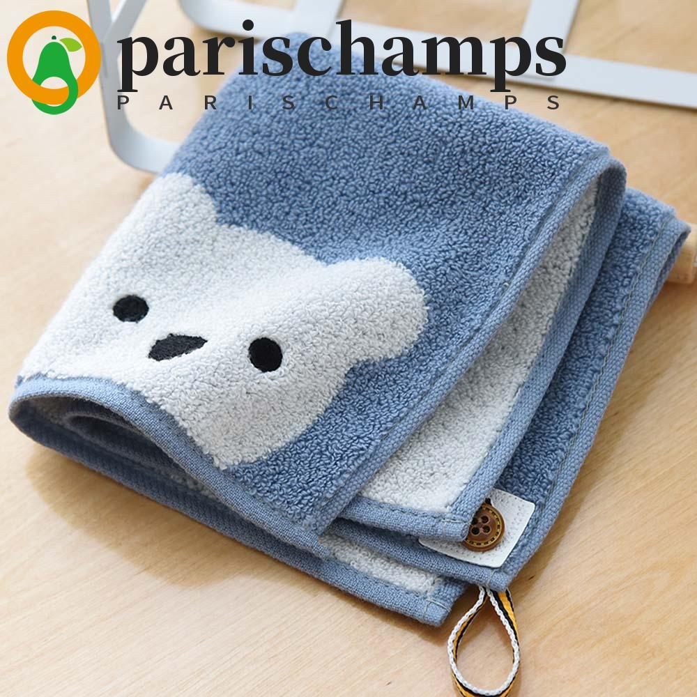 ปารีสCHAMPS ผ้าขนหนูเช็ดหน้า สบาย แขวนได้ การ์ตูนหมีผ้าฝ้ายเด็กทารกแรกเกิดเช็ดผ้าขนหนู