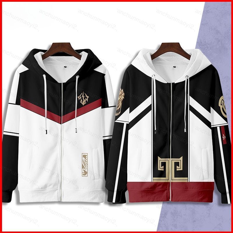 DC2 Honkai: Star Rail Jing Yuan คอสเพลย์แจ็คเก็ตเสื้อแขนยาว Unisex อะนิเมะ 3D Hoodie ลําลองแฟชั่นOut