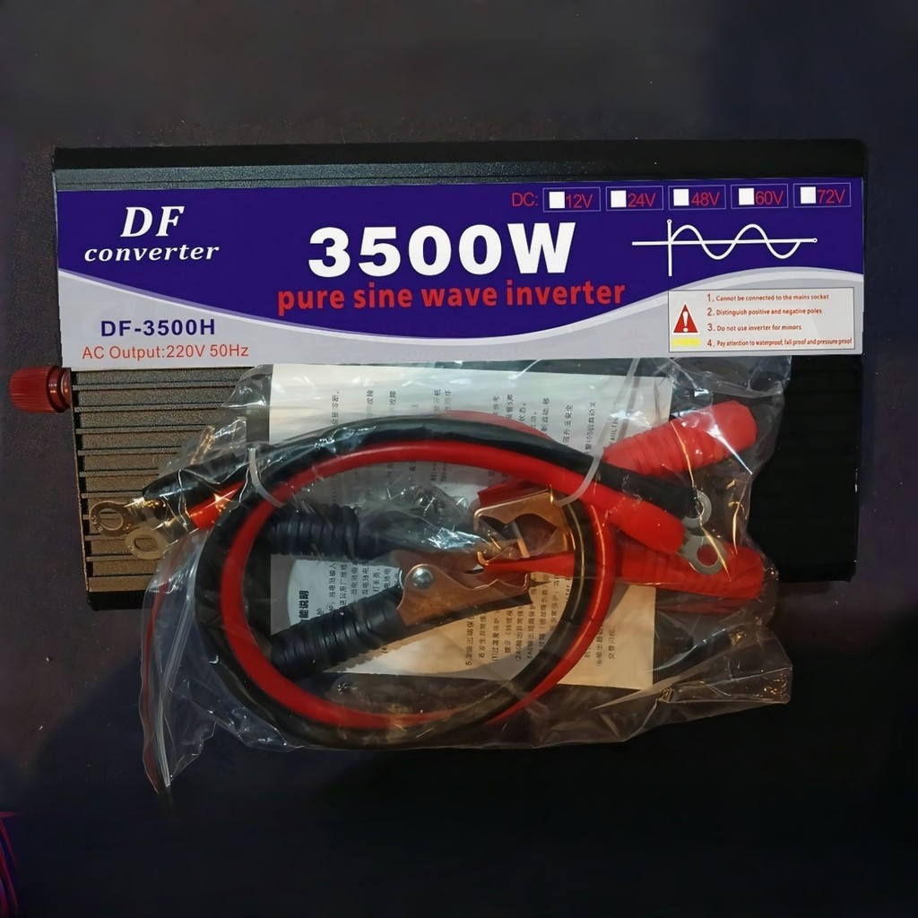 อินเวอร์เตอร์ 3500W แปลงไฟรถยนต์ หมดปัญหาไฟไม่พอ