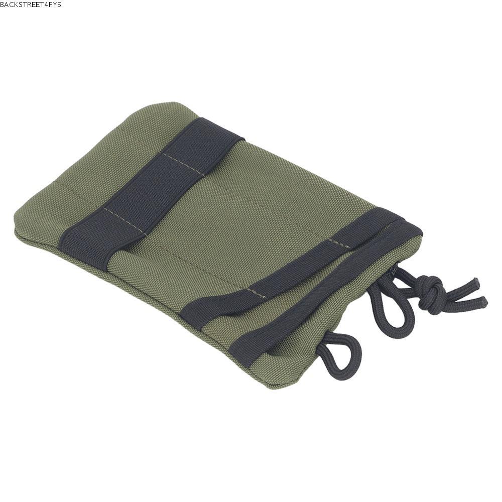 BACKSTAGEEET4FC3 2 ชิ้น EDC กระเป๋าเก็บ,ผ้าแบบพกพา EDC Organizer,ทนทานมัลติฟังก์ชั่กระเป๋าเข็มขัด ED