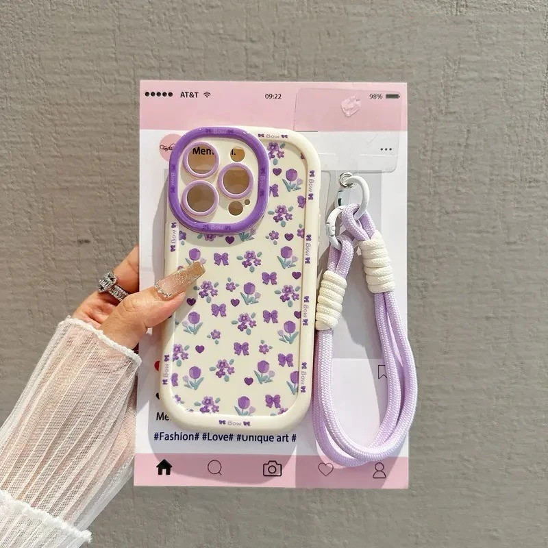HP [เคส+สร้อยข้อมือ]เคสOppo A16 A54S RENO4/5/6/7/8T A7 A5SA74A95A78A58A1A9 A35 A38A3SA5A12EA33A54 A1