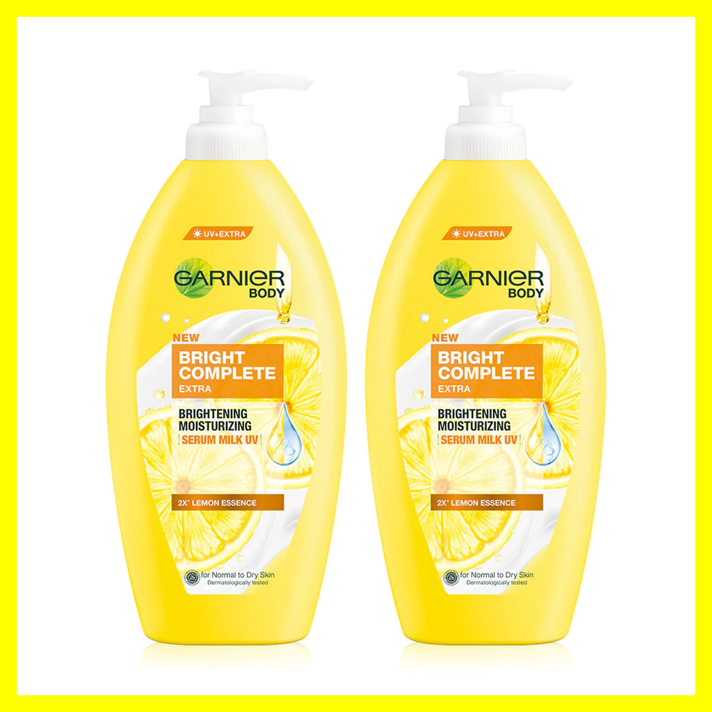 Garnier Bright Body ผลิตภัณฑ์บำรุงผิวกาย 400ml แพ็คคู่ ขาวกระจ่างใส thumbnail 5