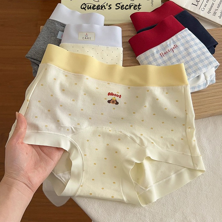 ชุดนักมวยผ้าฝ้ายสำหรับผู้หญิง 3 ชิ้น/set มีลายการ์ตูนน่ารัก สวมใส่สบาย