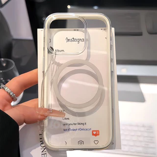 เคส OPPO Reno 13 14 16 16F 14F 15 15F 5G เคส OPPO Reno 16 13 14 15 Pro Max 5G เคสใสแม่เหล็กกันกระแทก เคสเจลเกราะ 2 in 1 เคสใสหนากันตก