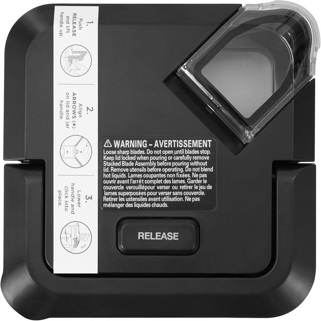 ฝาครอบเครื่องปั่นสําหรับ Ninja 72 OZ เหยือก, ฝาปิดล็อคเข้ากันได้กับ BL610 BN750 CO610B BN751 DB751A 